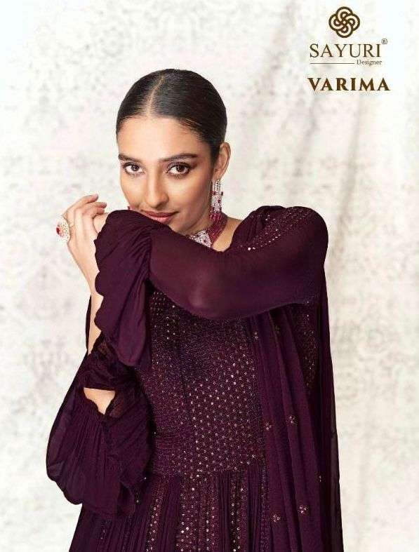 sayuri designer varima series 145-147 real georgette suit