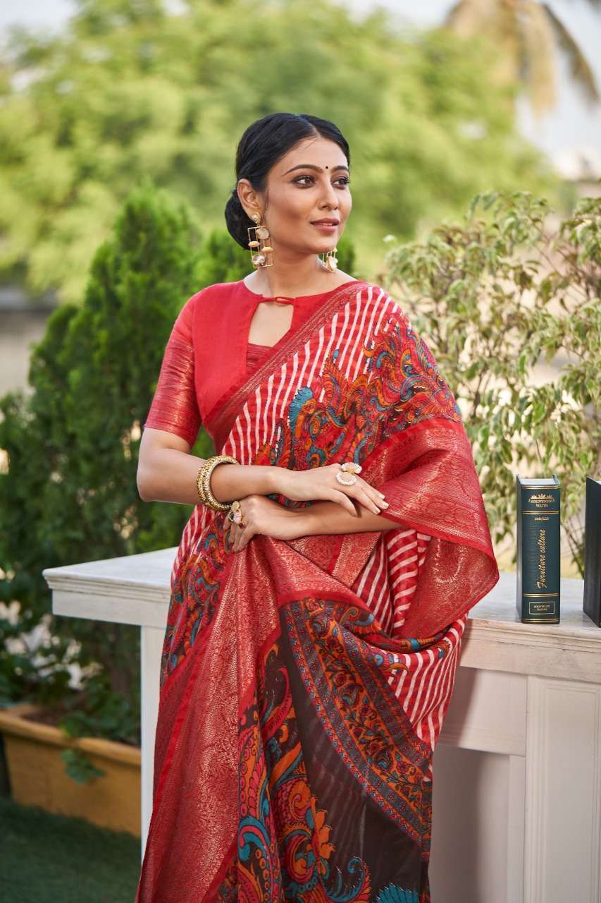 sr areema Soft Cotton saree with Weaving Jacquard Border