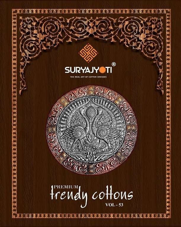 Suryajyoti Trendy Cotton Vol-53 series 5301-5320 pure cotton suit