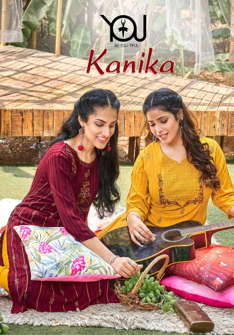 WANNA KANIKA DESIGNER HEAVY QUALITY RAYON STRIPES KURTI 