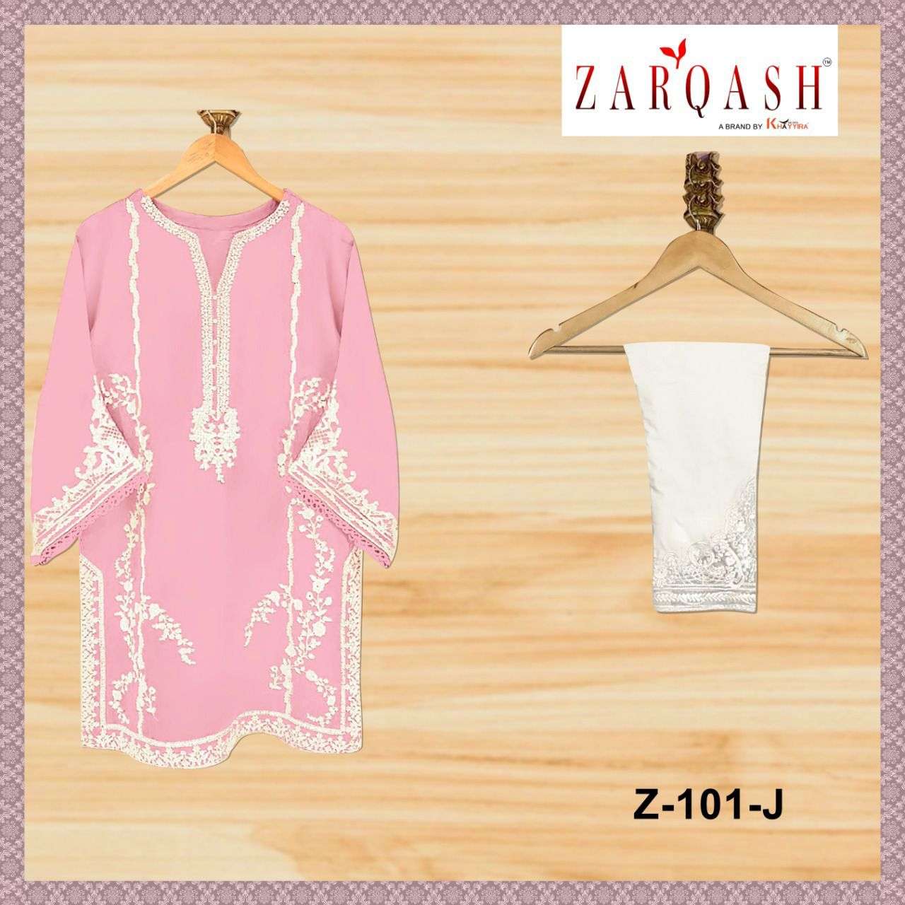 ZARQASH ZIYA VOL 3 DESIGNER FAUX GEORGETTE KURTI 