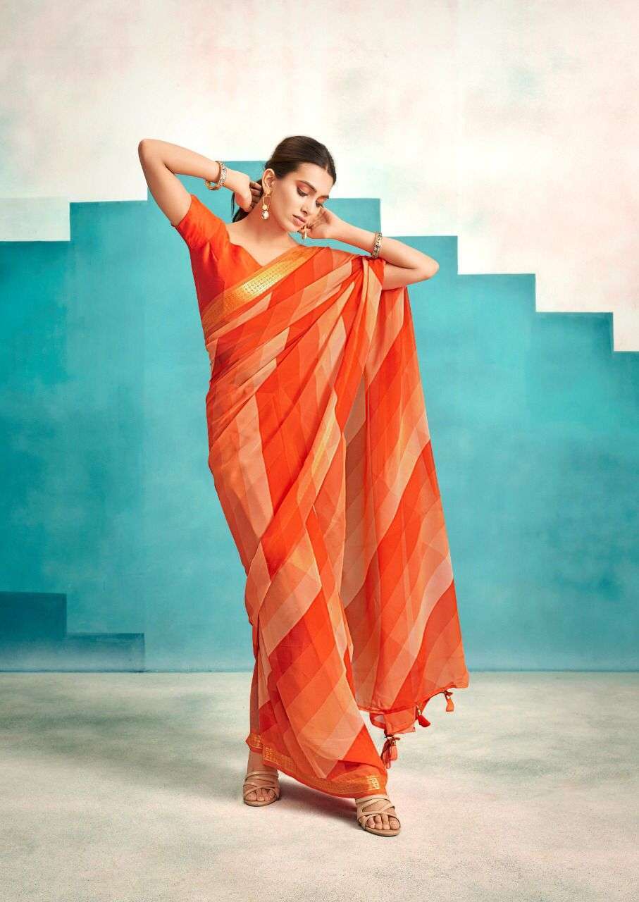 5d designer madhu series 11831-11838 georgette saree