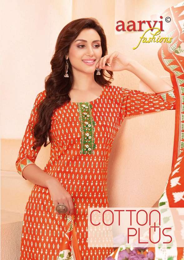 Aarvi Fashion Cotton Plus series 6054-6063 pure cambric cotton suit 