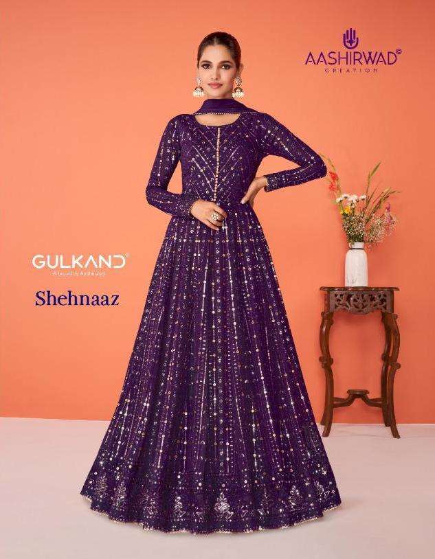 aashirwad shehnaaz series 9269-9273 real georgette suit