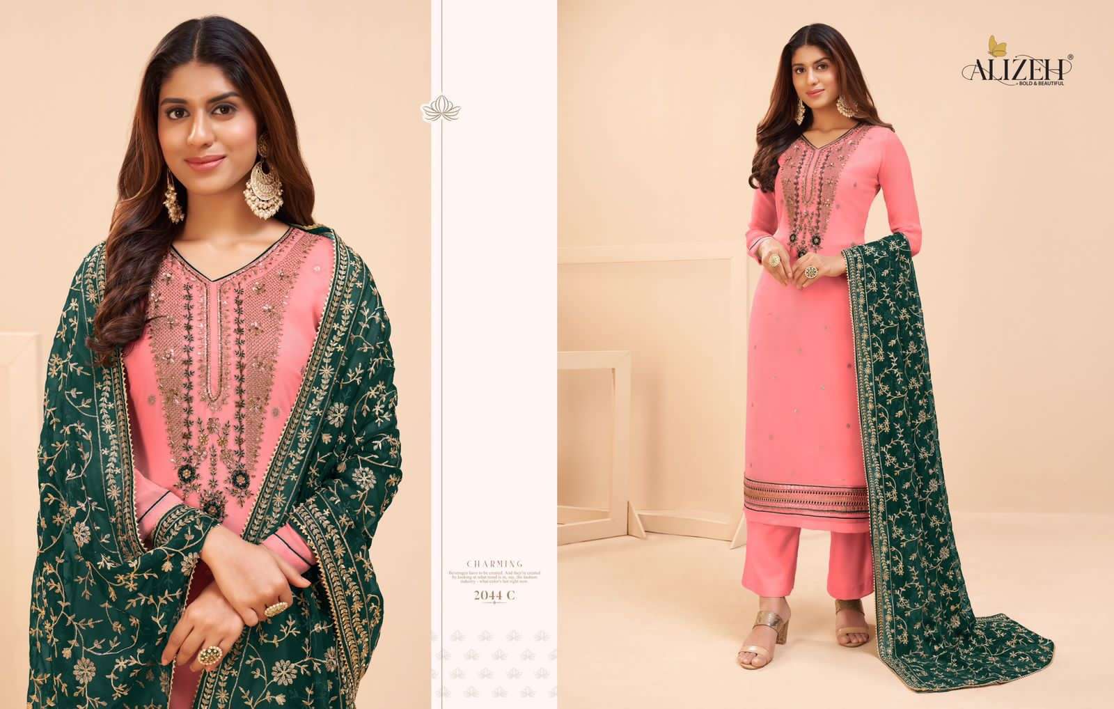 ALIZEH OFFICIAL MURAD VOL 7 DESIGNER GEORGETTE SUIT 