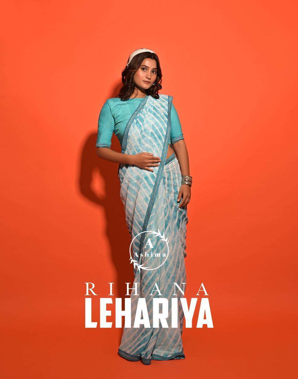 ashima rihana lehariya series 4201-4208 georgette saree 