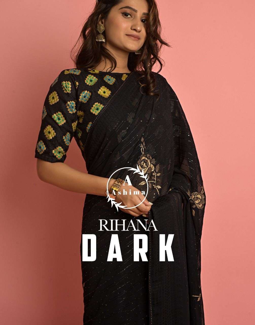 ashima rihanaaa series 4701-4708 georgette weaving saree