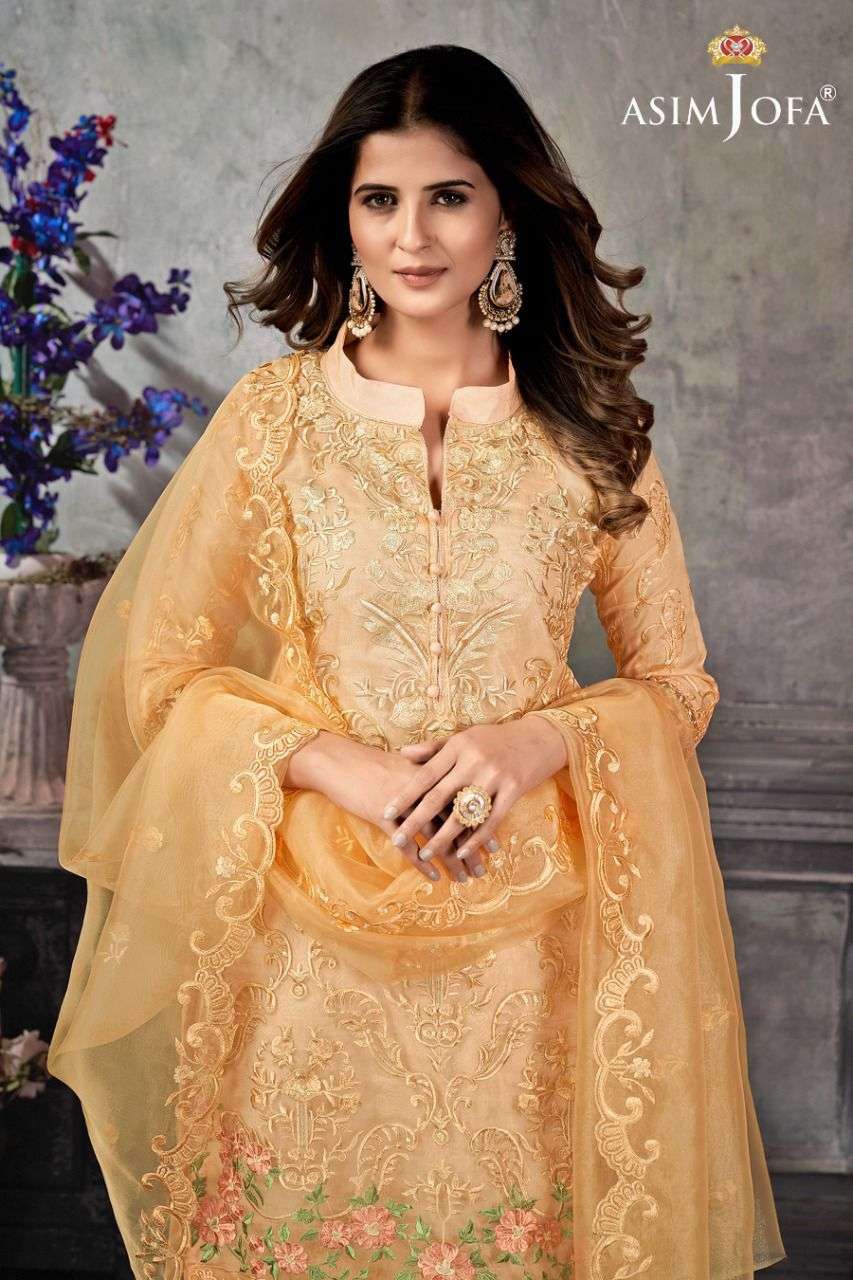 ASIM JOFA 56089 DESIGNER HEAVY ORGANZA SUIT 