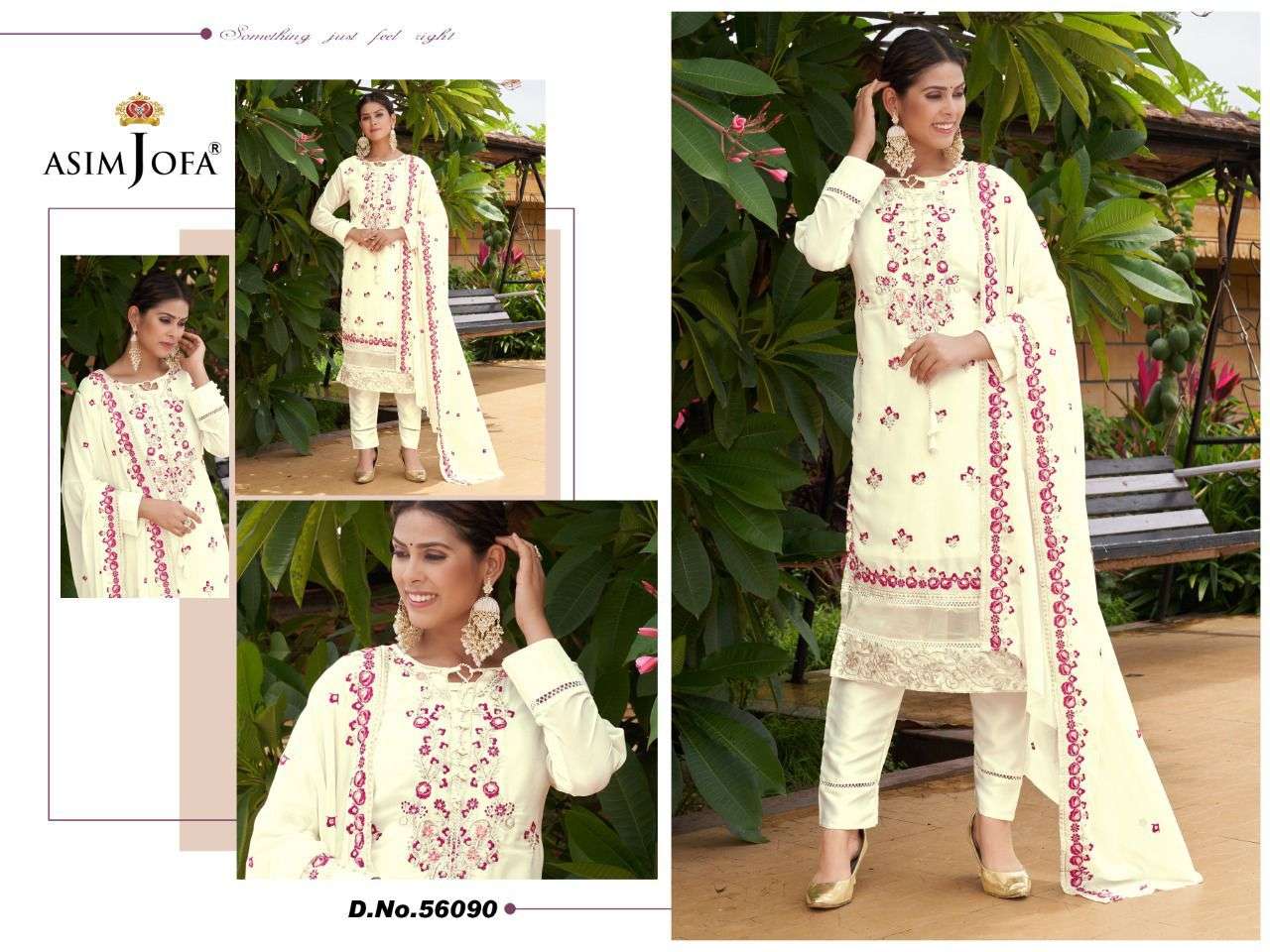 ASIM JOFA 56090 HEAVY GEORGETTE SUIT 