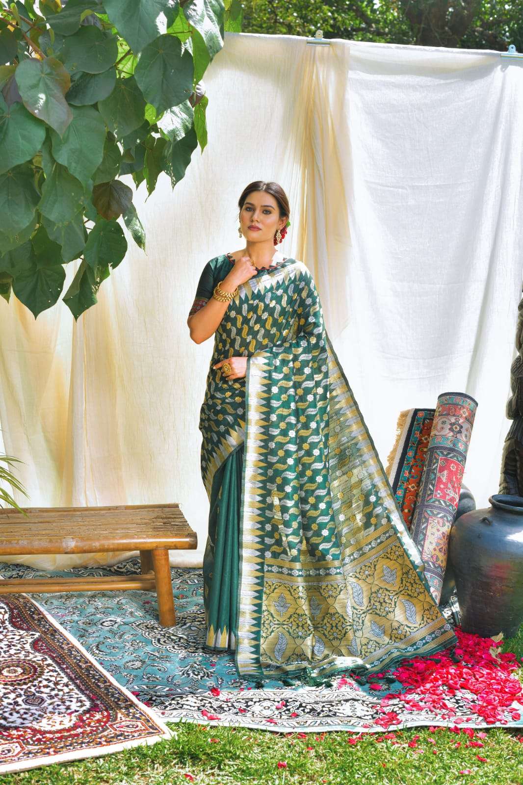 BT-10 DESIGNER PURE JAMDANI SAREE 