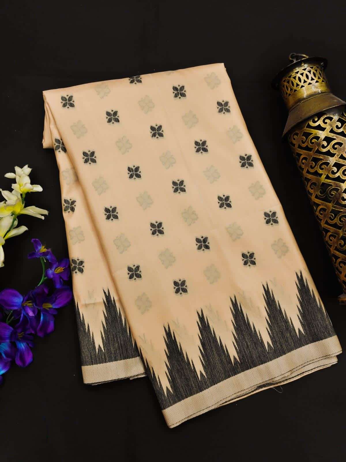 BT-10 DESIGNER SOFT RAW SILK TWO TONE WEAVING SAREE S