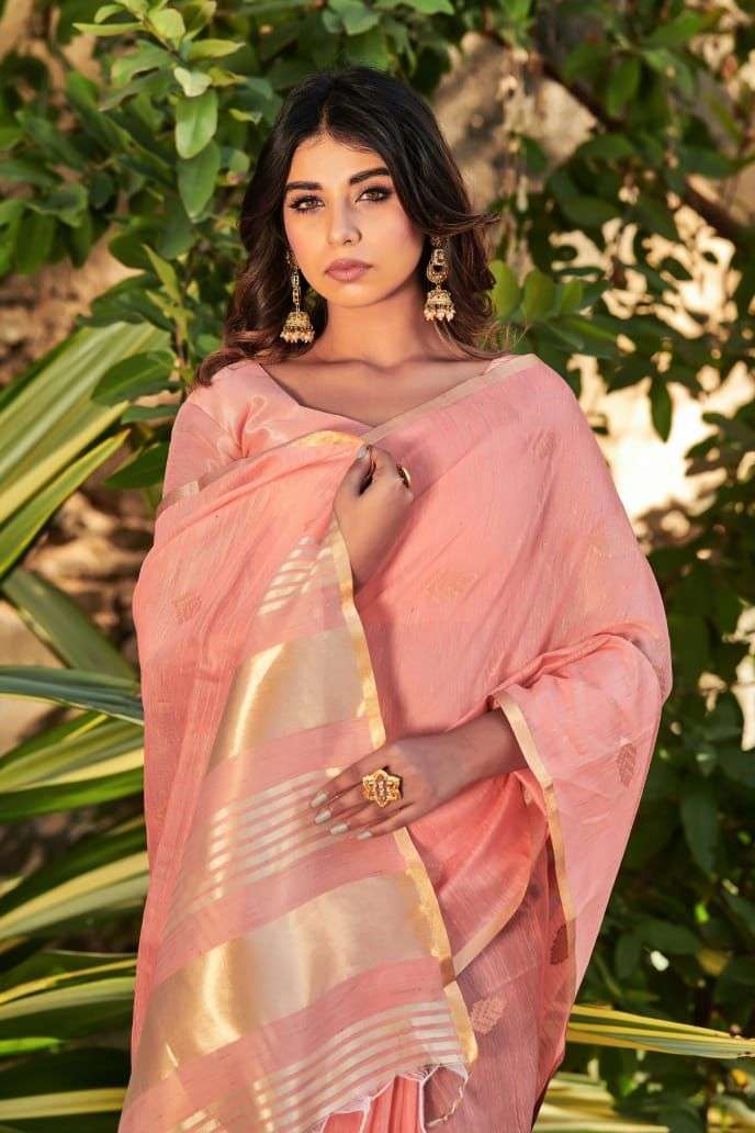 BT-10 DESIGNER SOFT TUSSAR SILK SAREE 