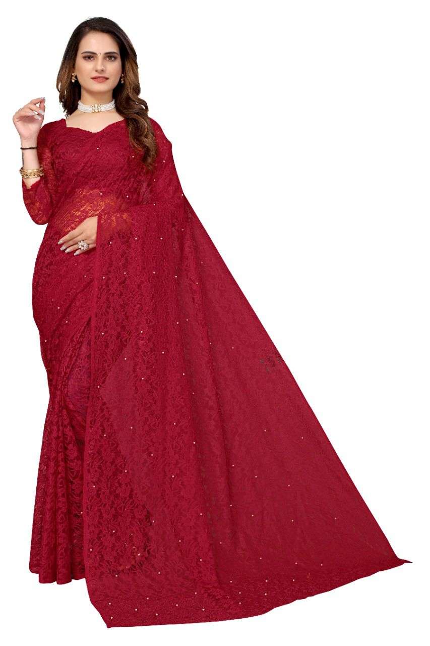 BT-11 ABIRA DESIGNER NET SAREE 