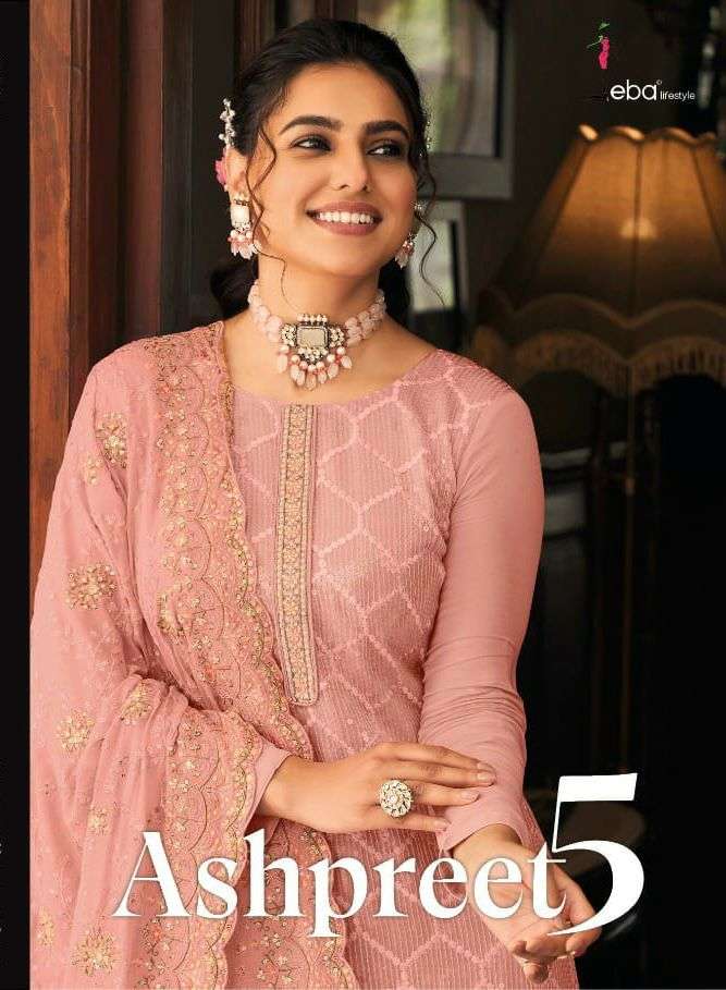 EBA ASHPREET VOL 5 DESIGNER GEORGETTE SUIT 