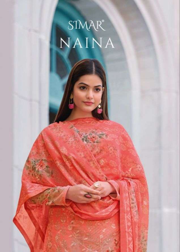 glossy simar naina series 1233-1240 pure georgette suit