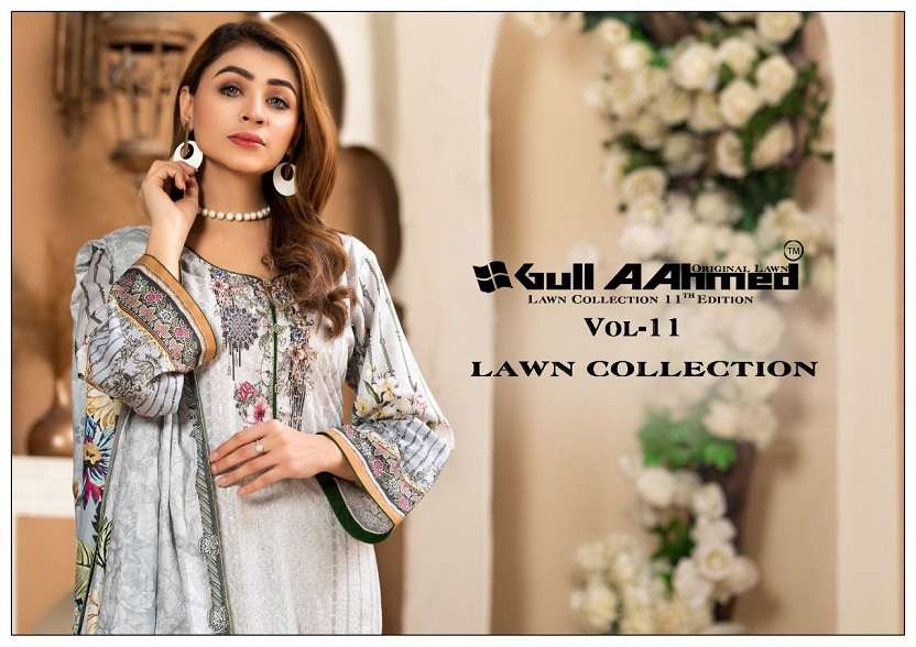 Gull Aahmed Vol-11 series 101-106 lawn cotton suit 