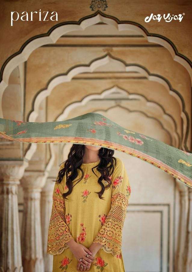 jay vijay pariza series 7161-7170 pure mogal silk suit 