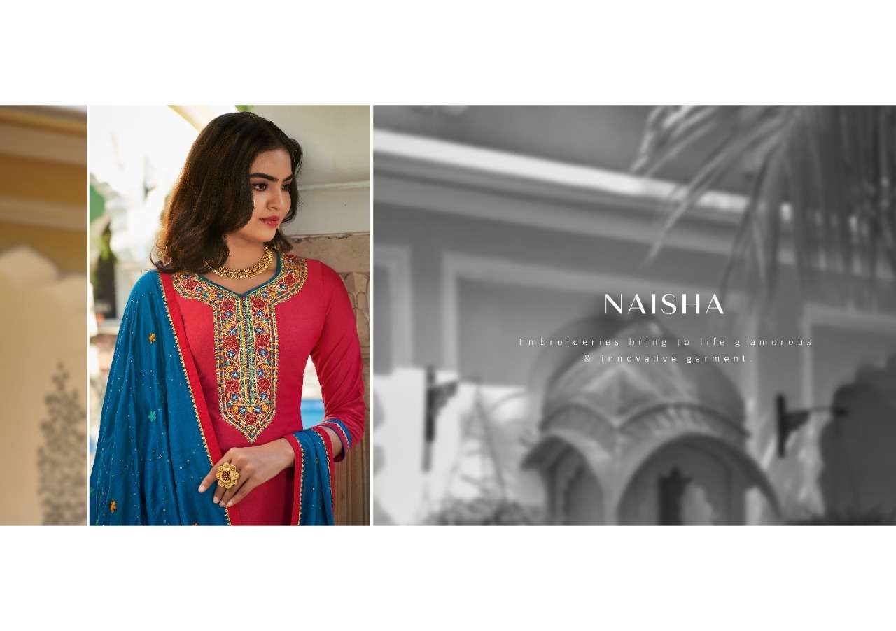 kalarang naisha series 3351-3354 heavy parampara silk 