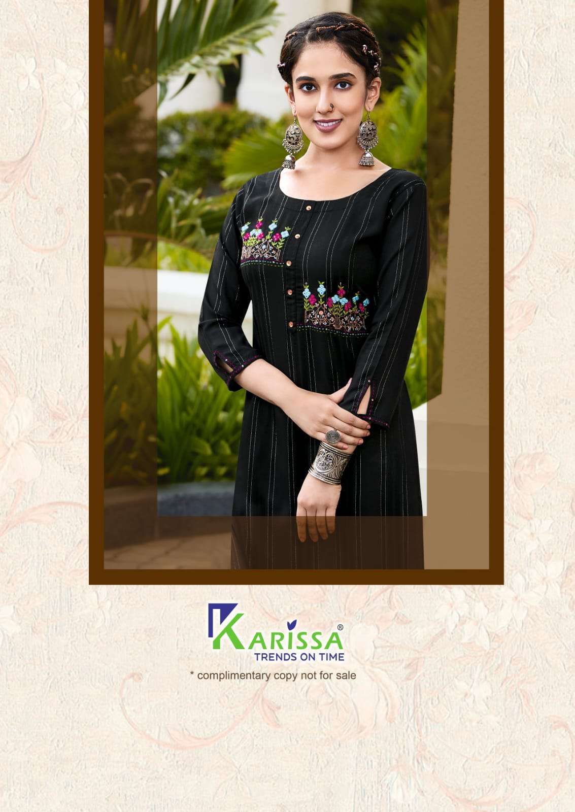 karissa rim zim series 1001-1006 heavy viscose kurti 