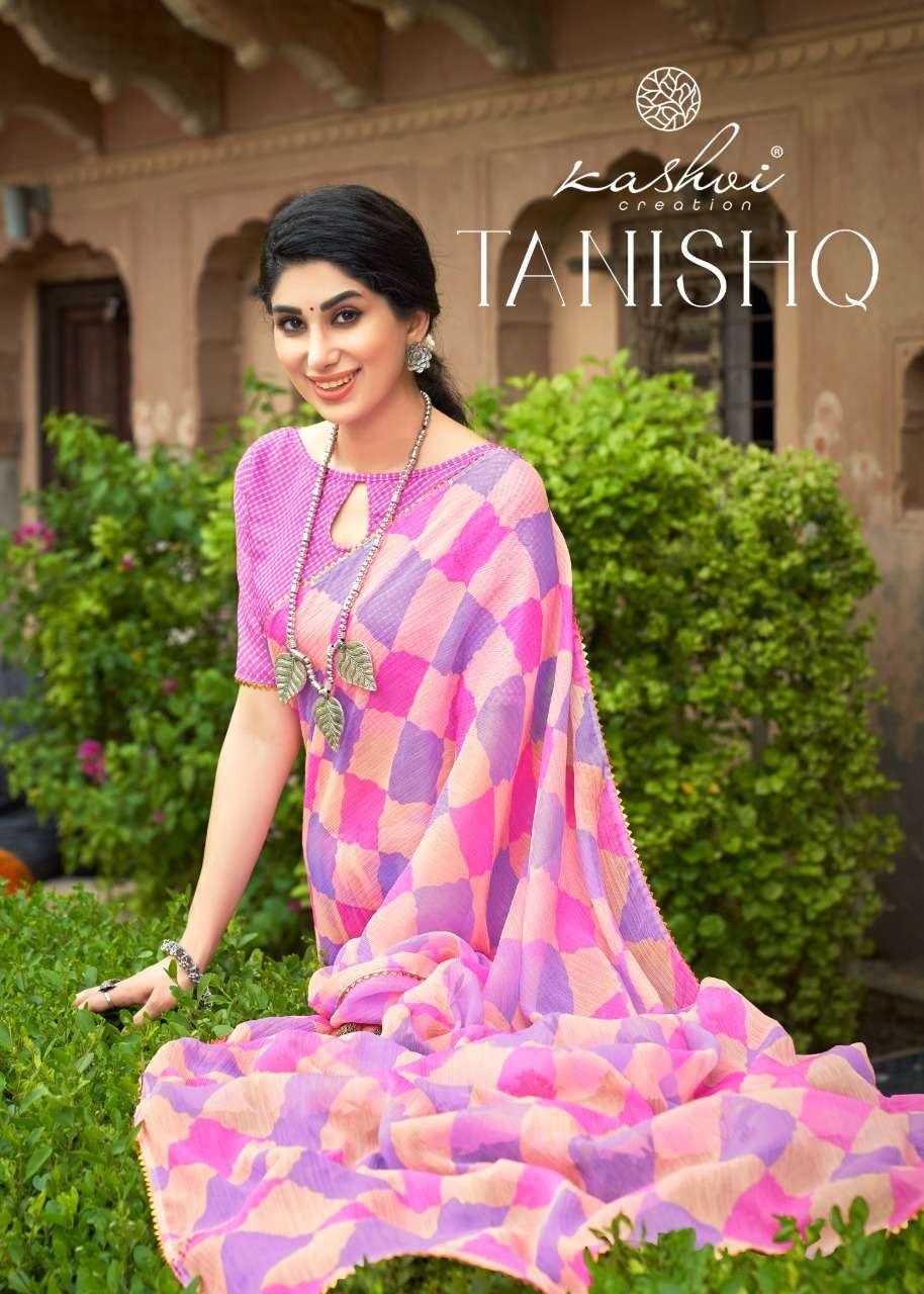 kashvi tanishq series 61001-61010 chiffon saree