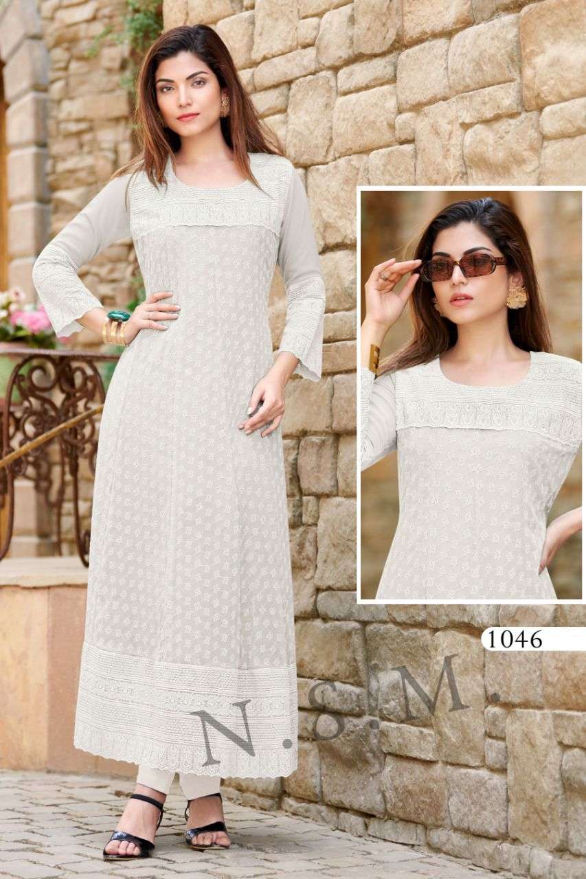 KUMB POZE VOL 2 DESIGNER HEAVY CRAZE GEORGETTE KURTI 