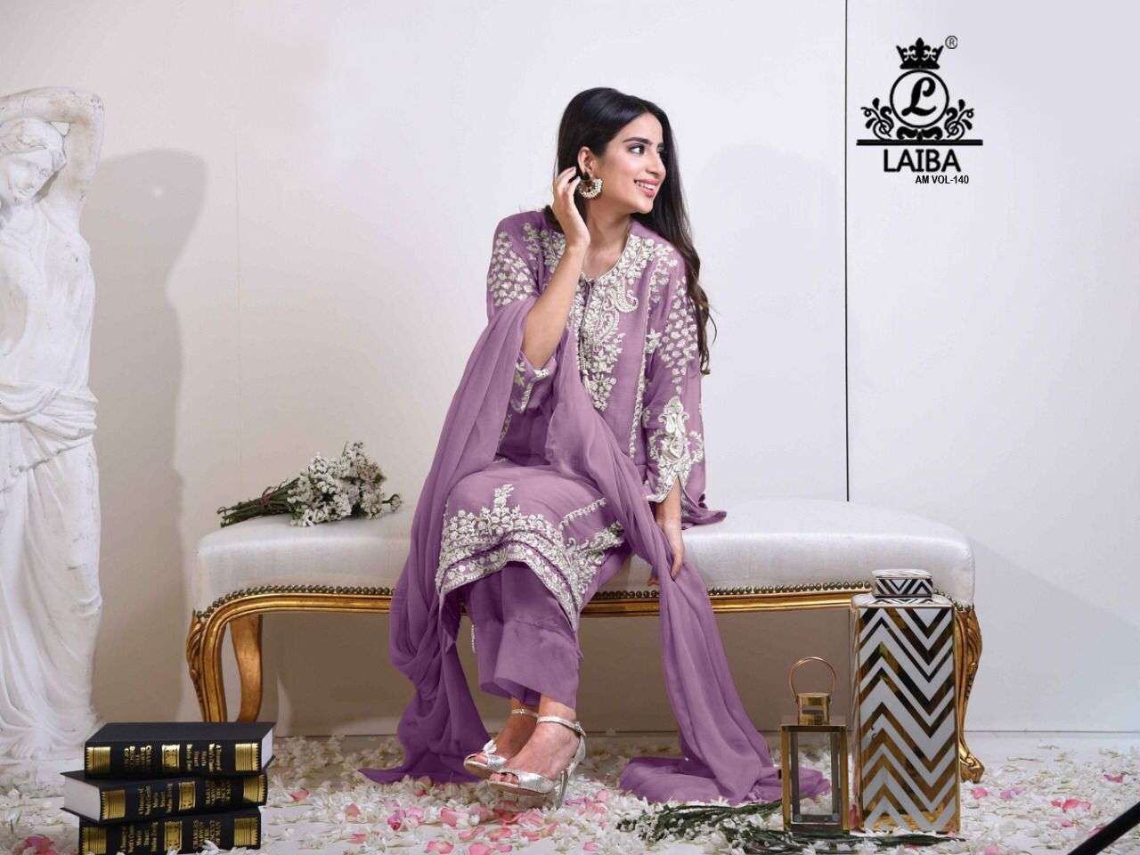 laiba am vol 140 pure georgette pakistani kurti