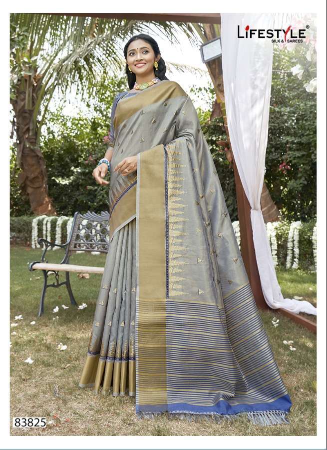 lifestyle sun light vol 1 series 83821-283826 organza saree