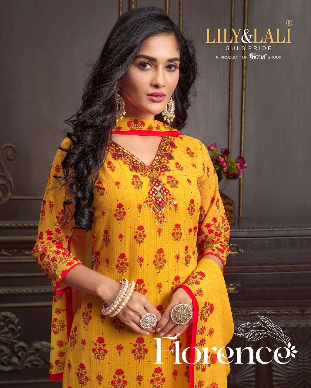 lily & lali florence series 10031-10034 heavy georgette garara suit 