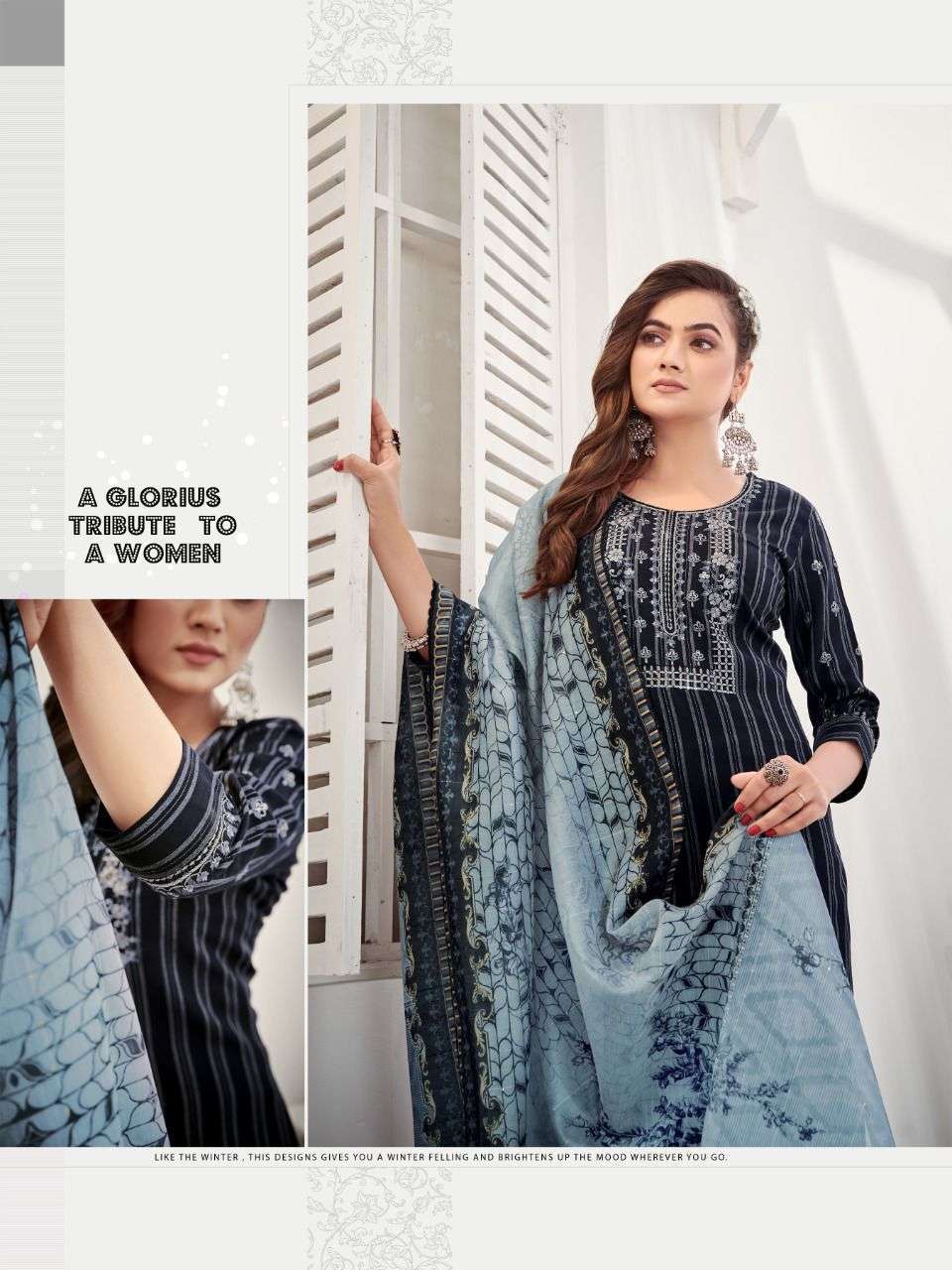 poonam maharani series 1001-1006 premium rayon readymade suit