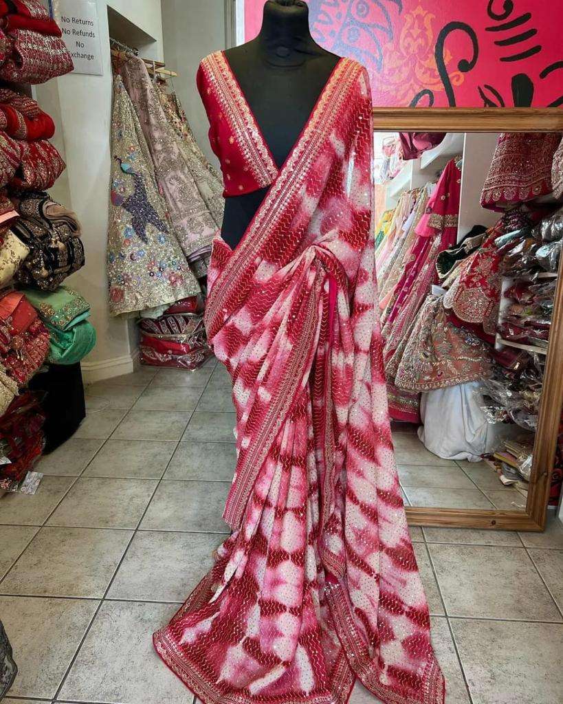 pr 3274 tapeta silk  butti lace border saree