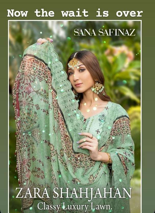 Sana Safinaz Zara Shah Jahan Classy Luxury Lawn series 01-06 lawn suit 