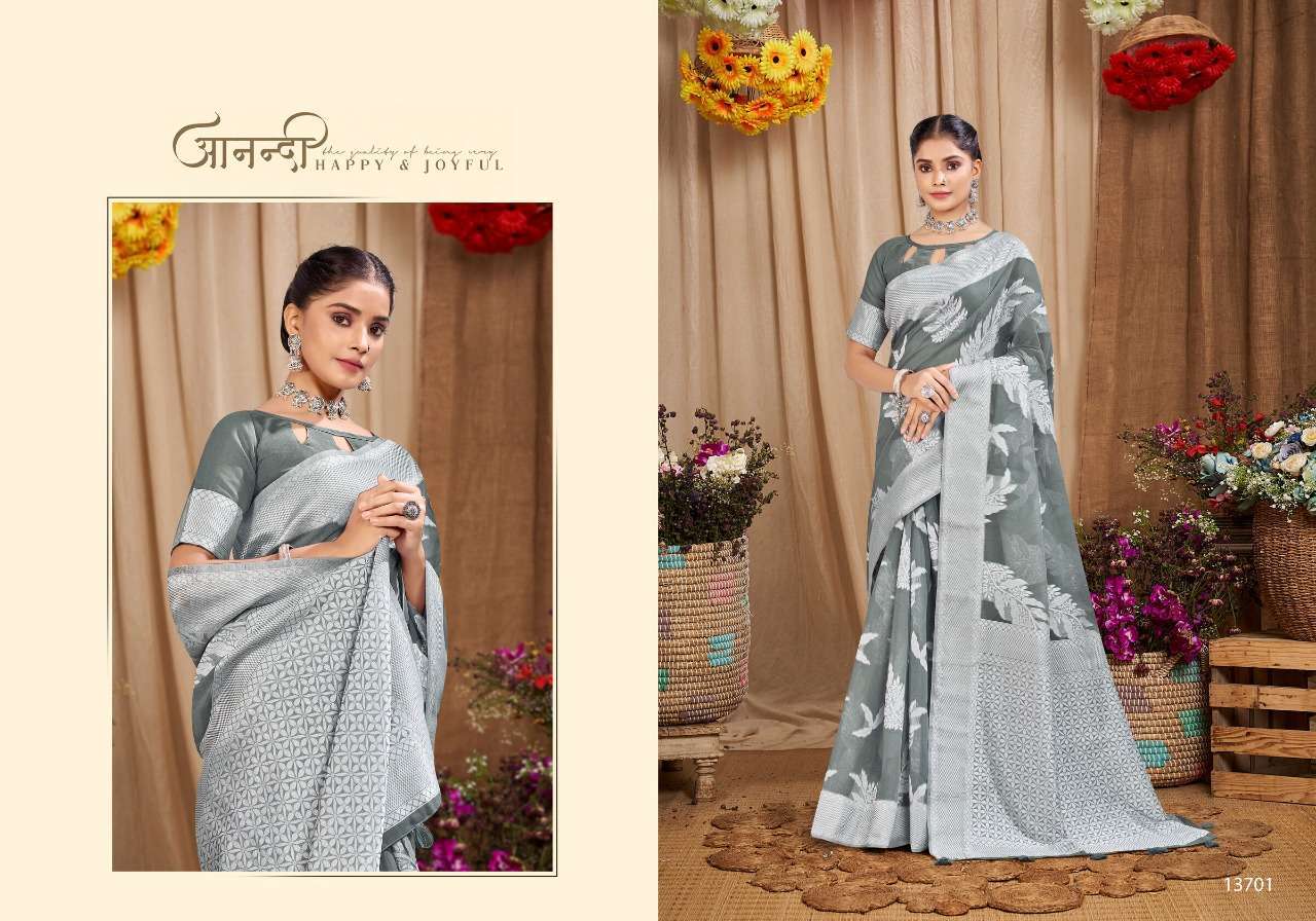saroj sananda vol 3 series 13701-13706 soft cotton saree