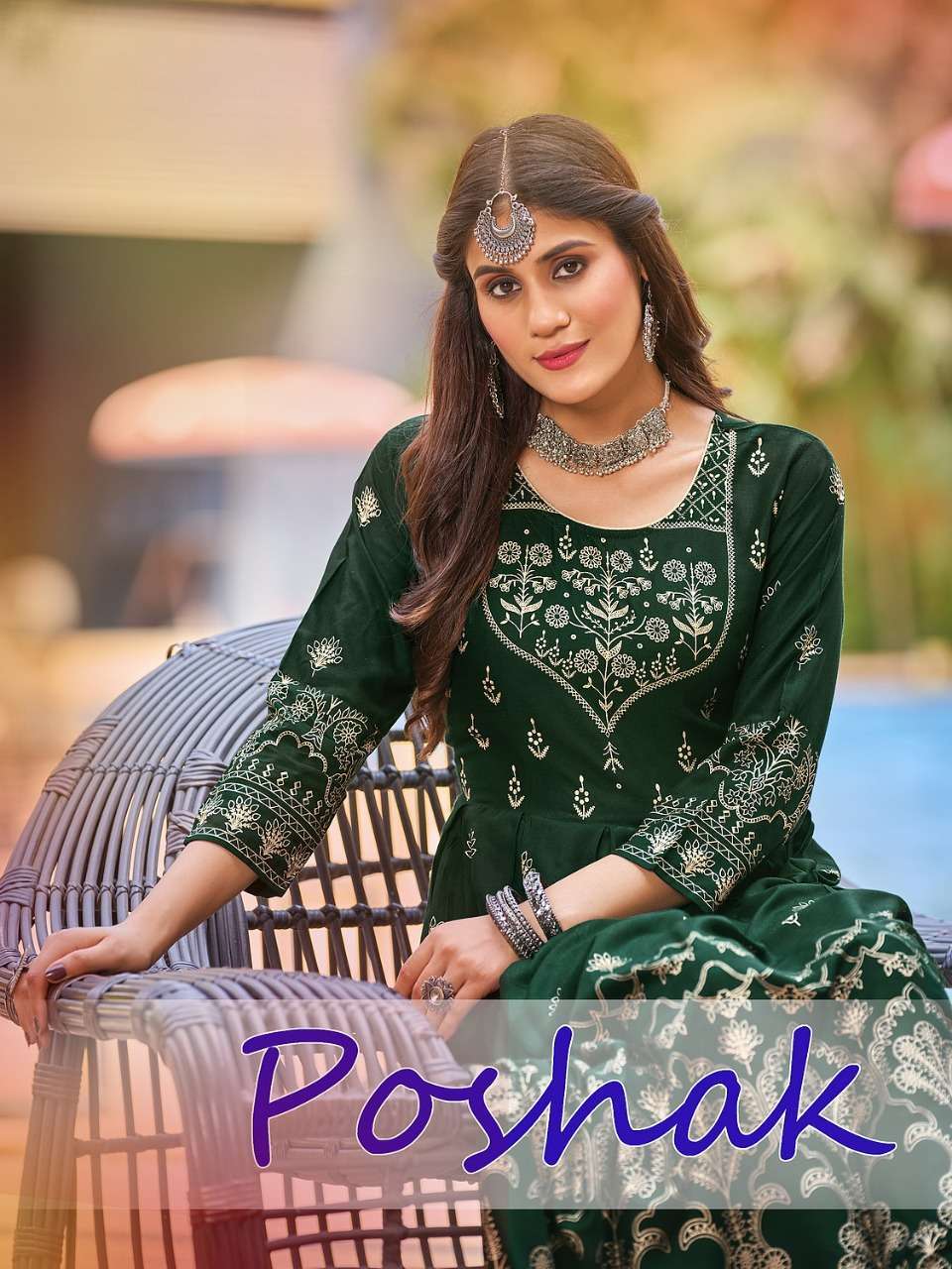 vee fab poshak series 1001-1007 14 kg rayon kurti