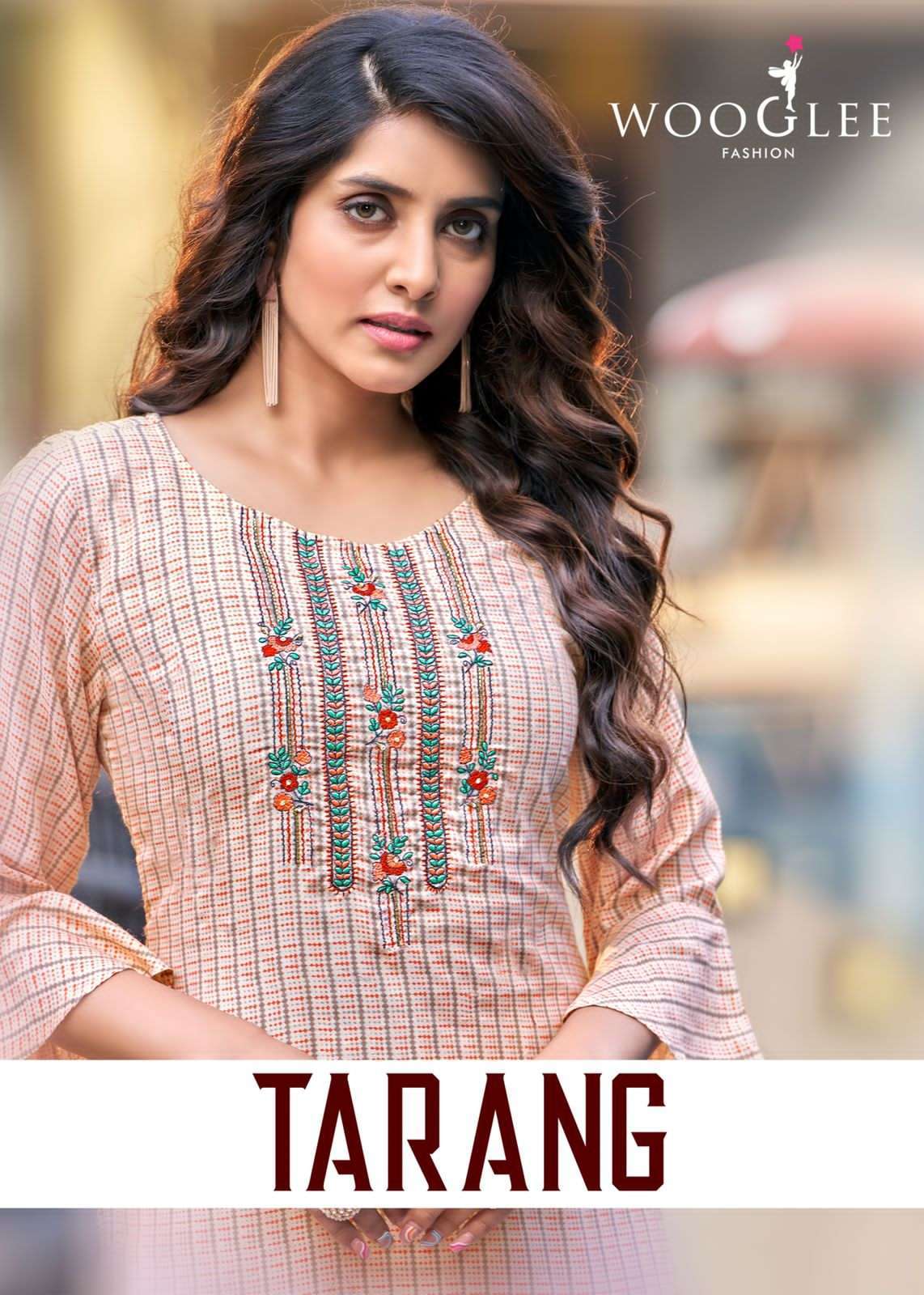 wooglee tarang series 01-06 rayon print kurti