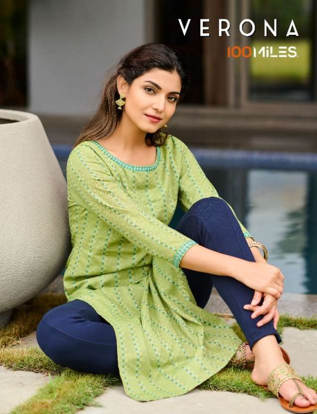 100 miles verona series 01-04 Pure Cotton kurti