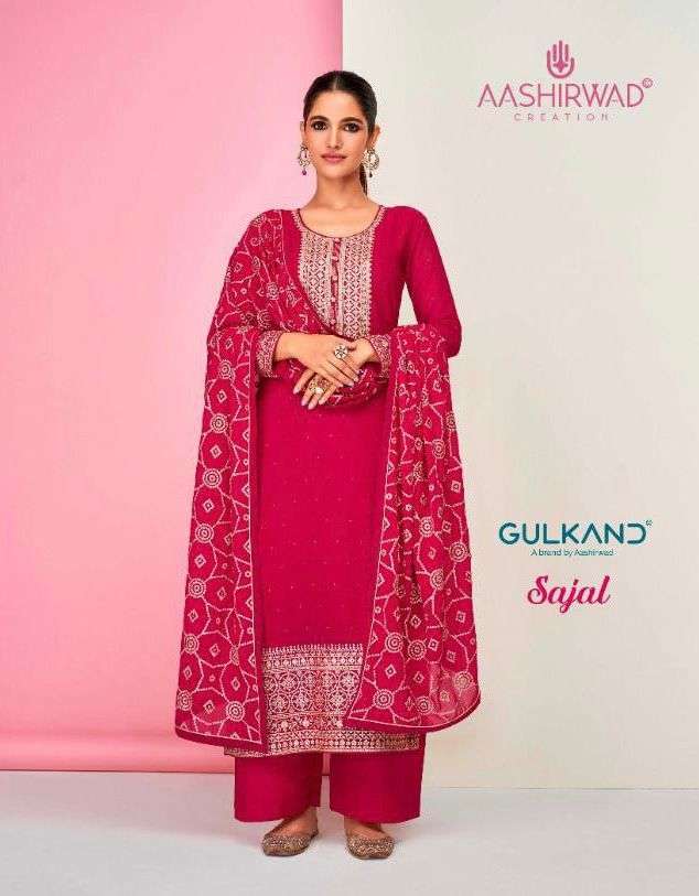 aashirwad sajal series 9305-9309 real georgette suit 