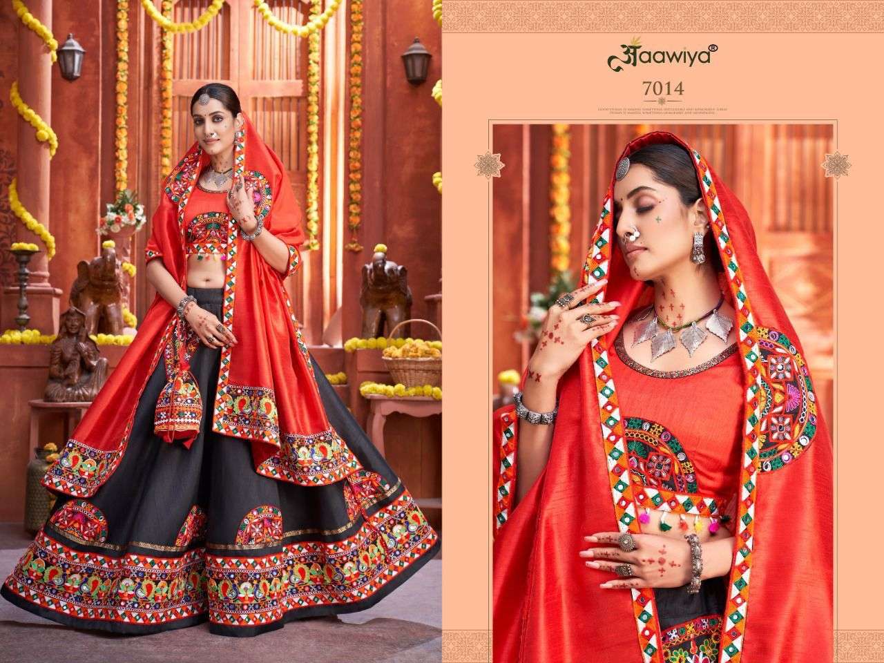 AAWIYA RAJWADI VOL 3 DESIGNER ART SILK LEHENGA 