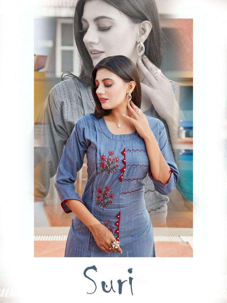 beauty queen suri series 1001-1008 liva rayon kurti 