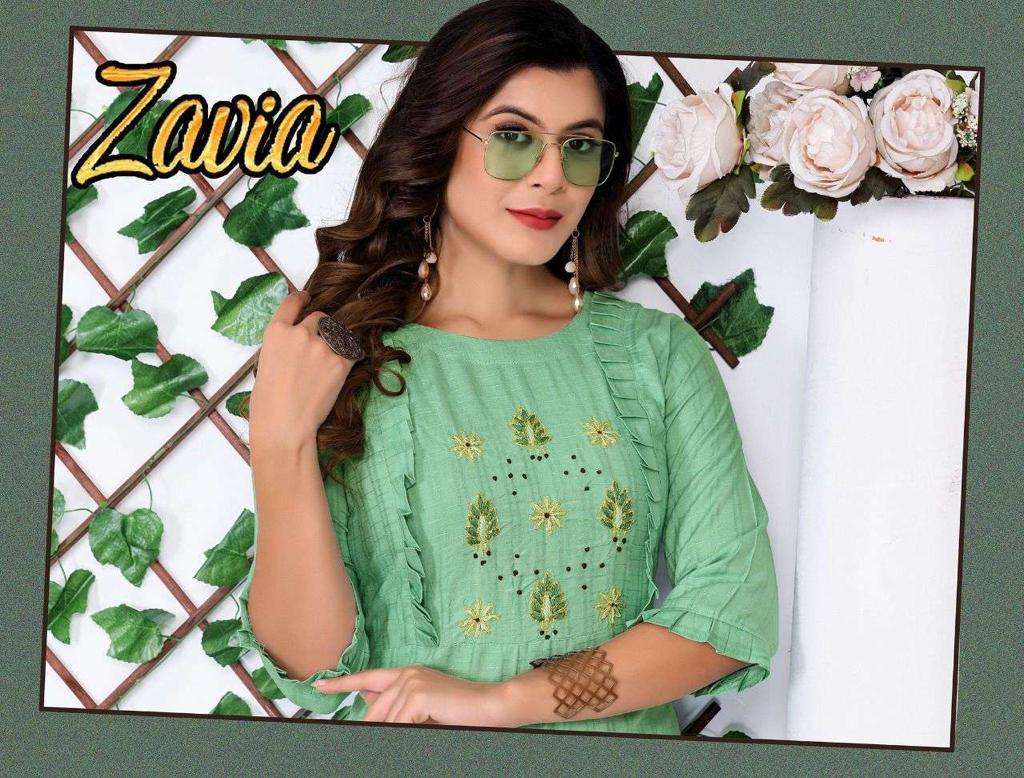 beauty queen zavia series 501-506 17 kg heavy bombay rayon kurti