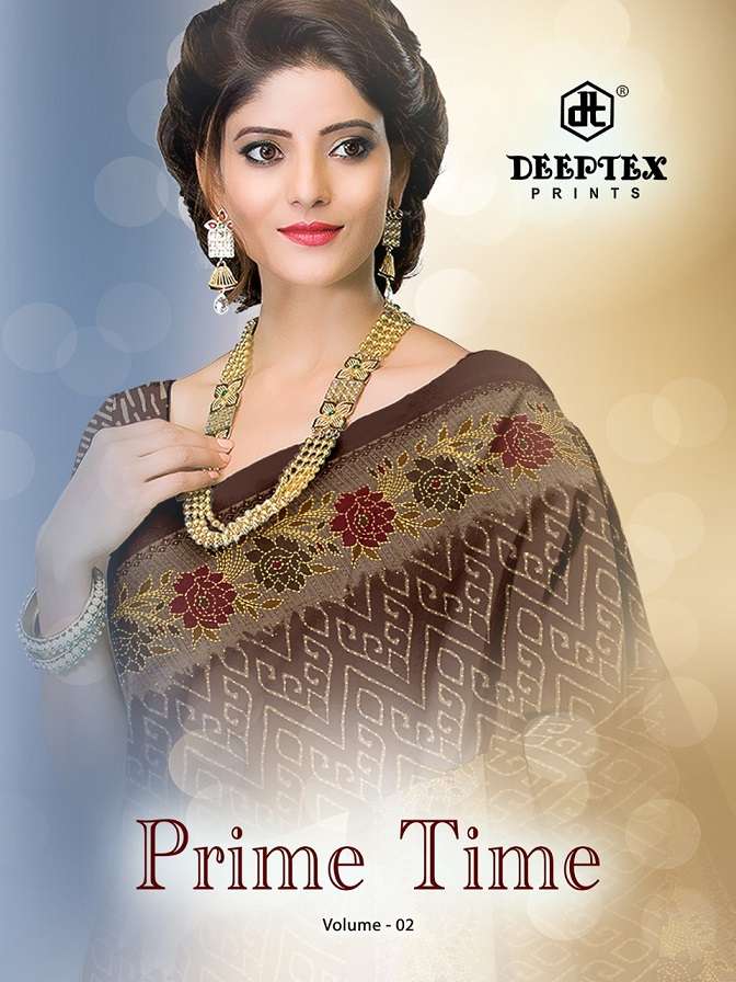 Deeptex Prime Time Vol-2 series 2001-2010 pure cotton saree