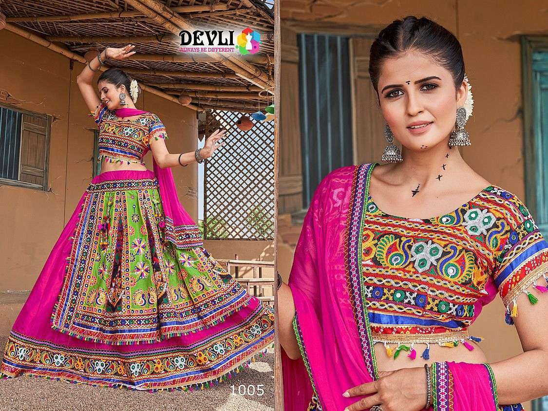 devli ramzat vol 1 series 1001-1006 cotton lehenga