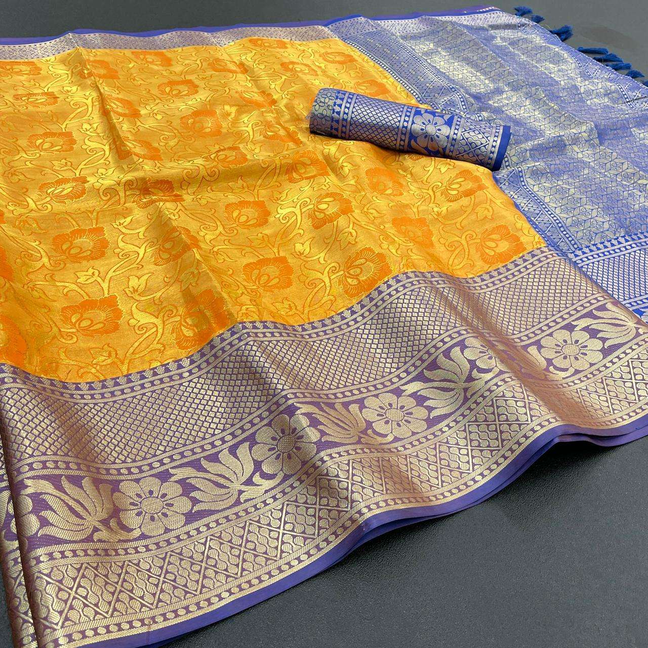 dharmavaram designer soft banarasi handloom jacquard saree 