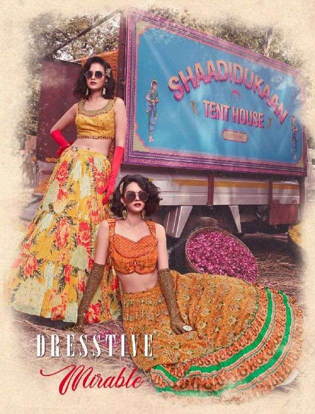 dresstive mirable series 4001-4004 chinon lehenga