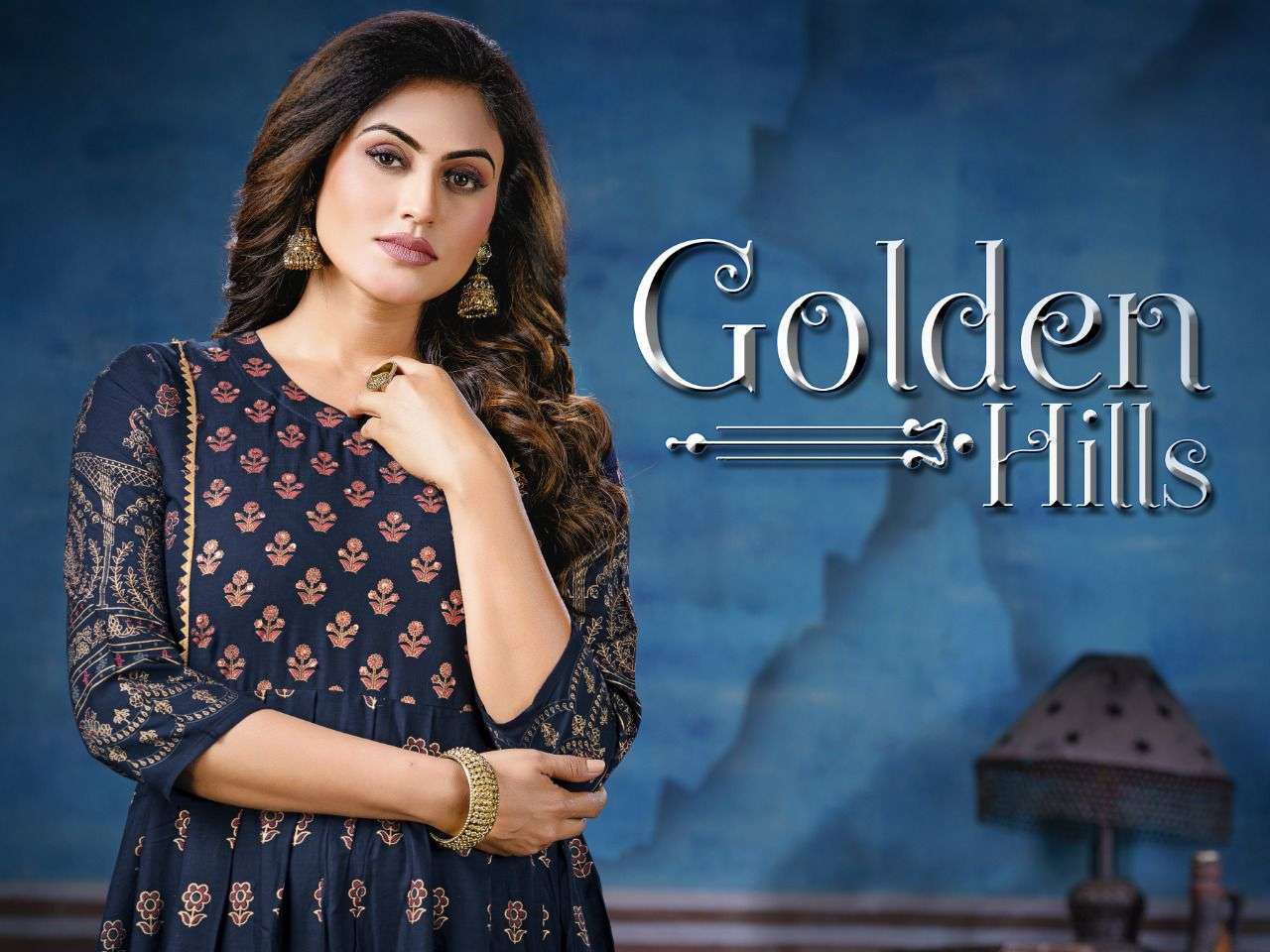 golden hills series 101-108 heavy rayon slub kurti 