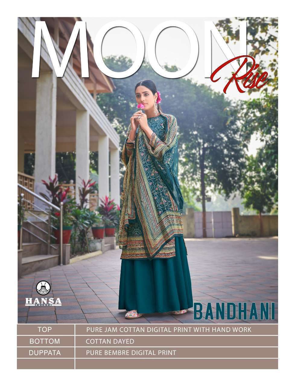 HANSA BANDHNI DESIGNER PURE HANDWORK SUIT 