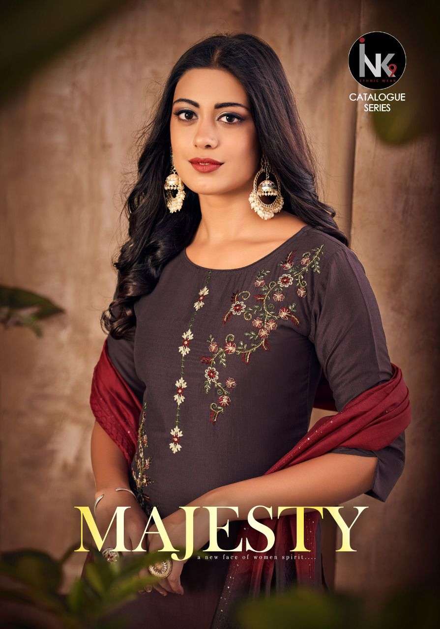 ink 9 majesty vol 1 series 1001-1008 pure silk readymade suit