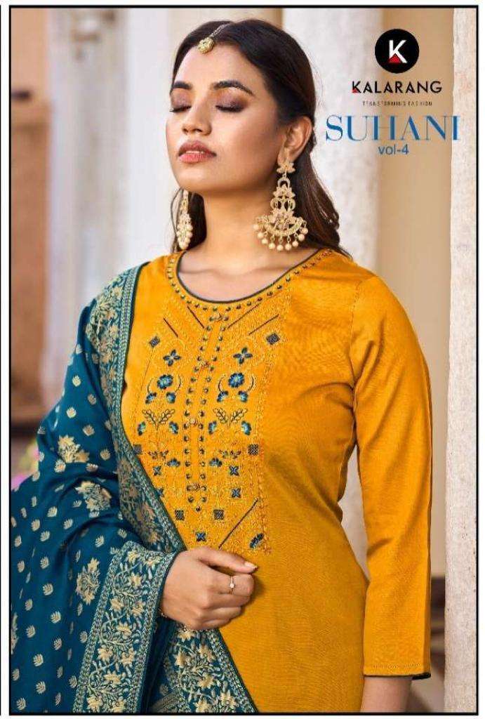 kalarang suhani vol 4 series 4531-4534 jam silk suit 