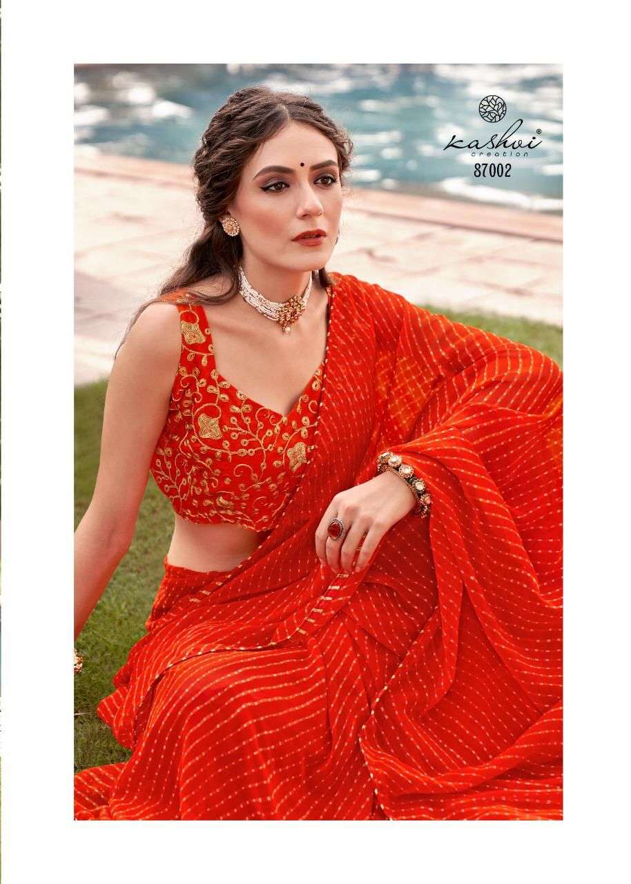 Kashvi arya designer georgette saree 