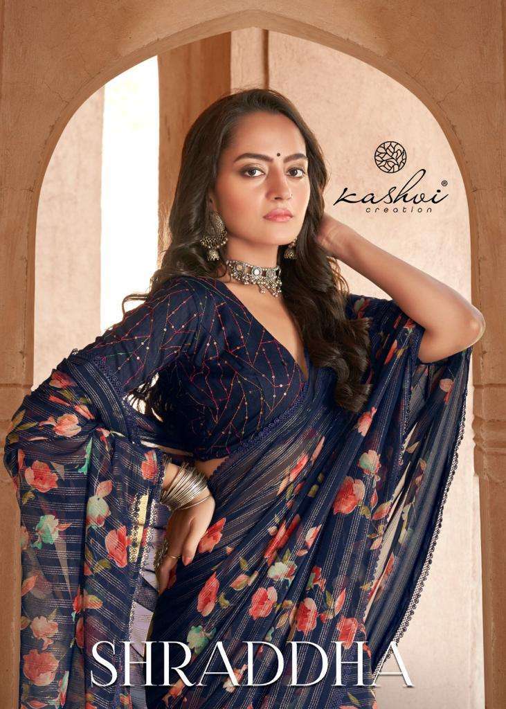 kashvi shraddha vol 2 series 77001-77010 georgette saree