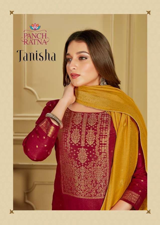 panch ratna tanisha series 12031-12035 pure viscose suit